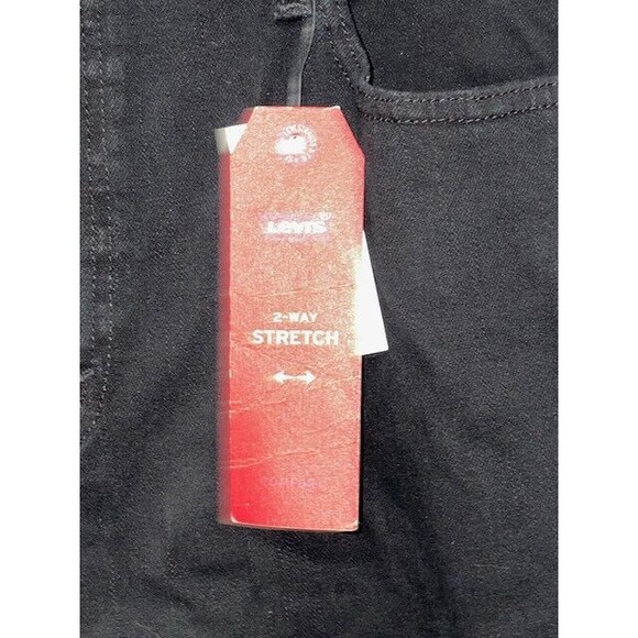 NWT Levis 511 Mens Sz 38x32 Slim Straight Leg Stretch Black 5 Pocket Jeans - Picture 3 of 16